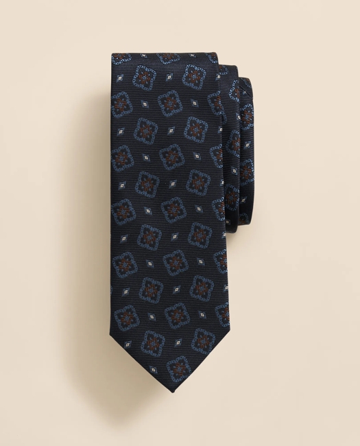 Silk Tossed Medallion Tie