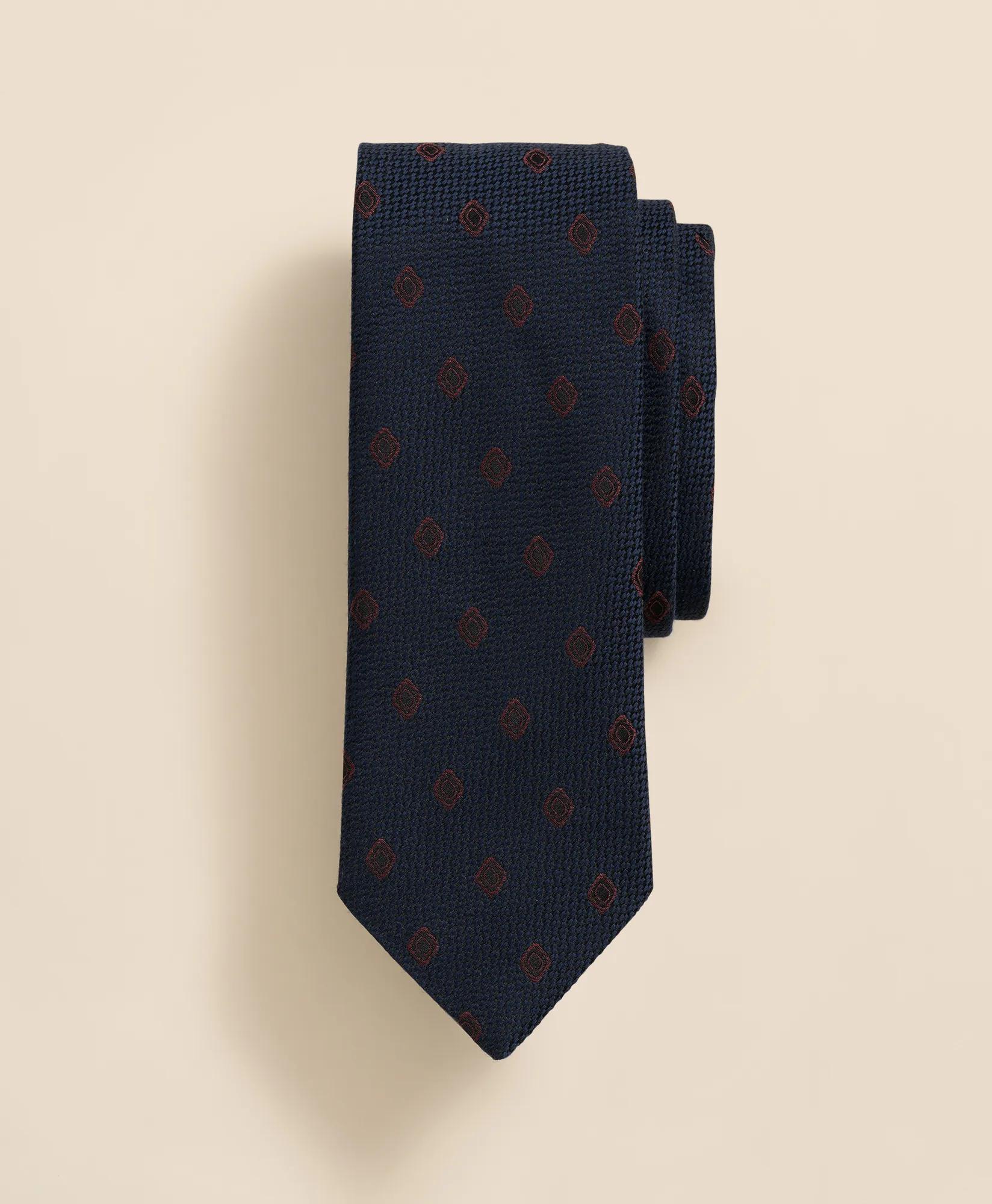 Wool Textured Geometric Tie