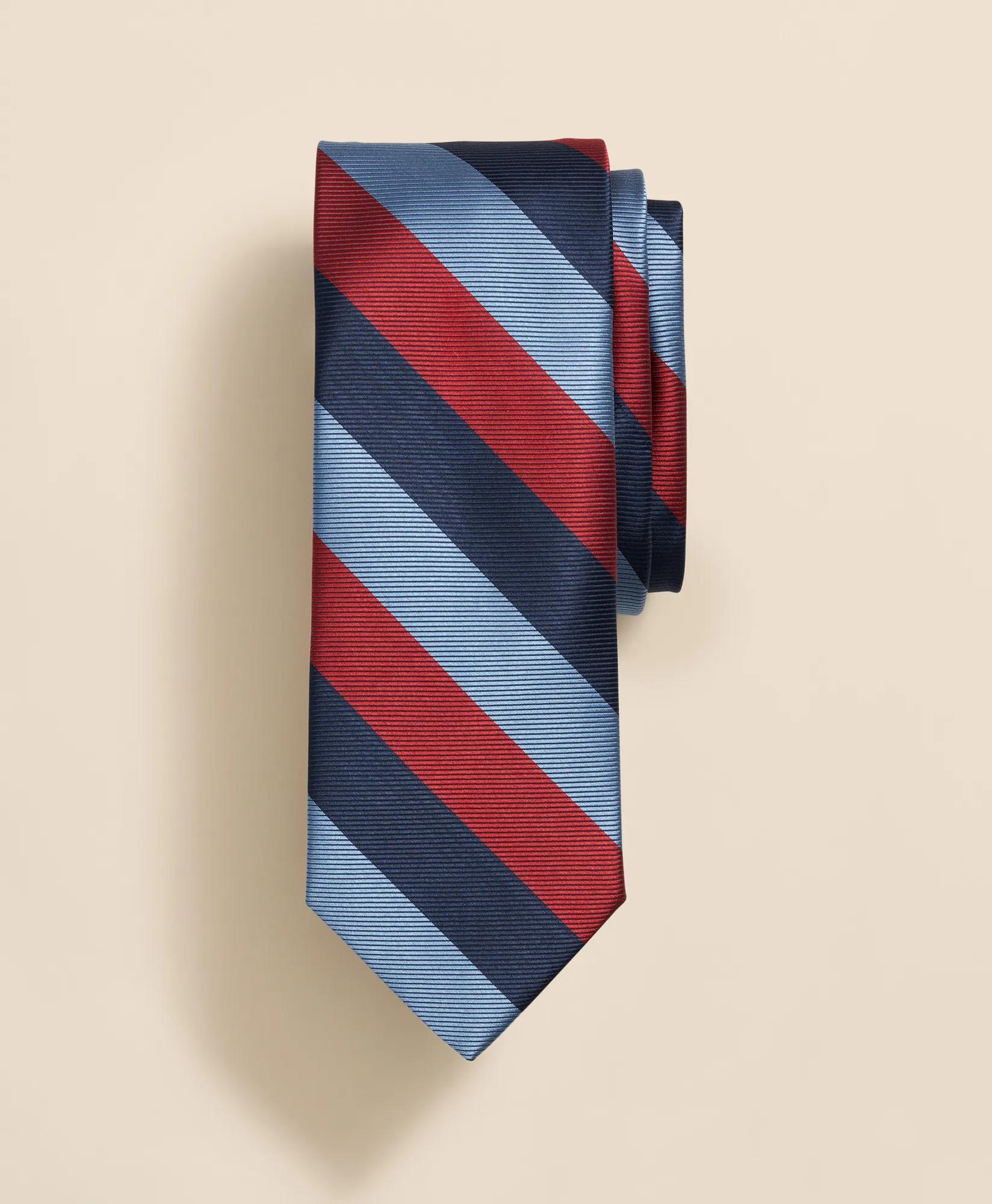 Silk Bold Striped Tie