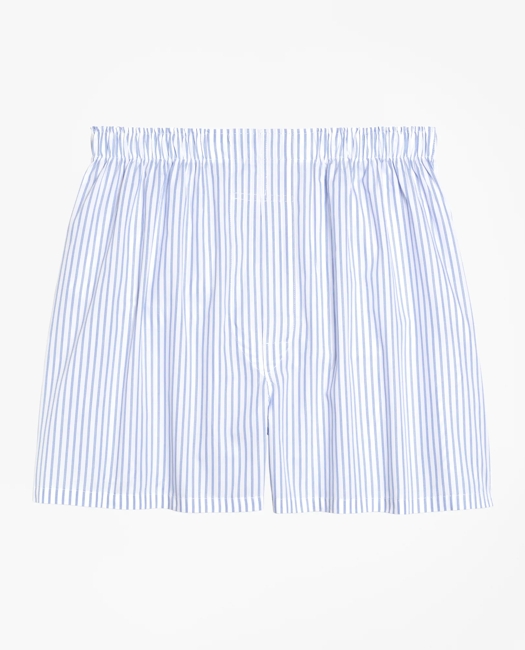Cotton Broadcloth Ground Stripe Boxers