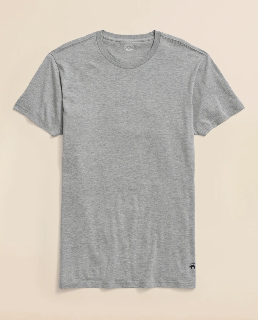 Supima Cotton Crewneck 3 Pack T-Shirts - Grey