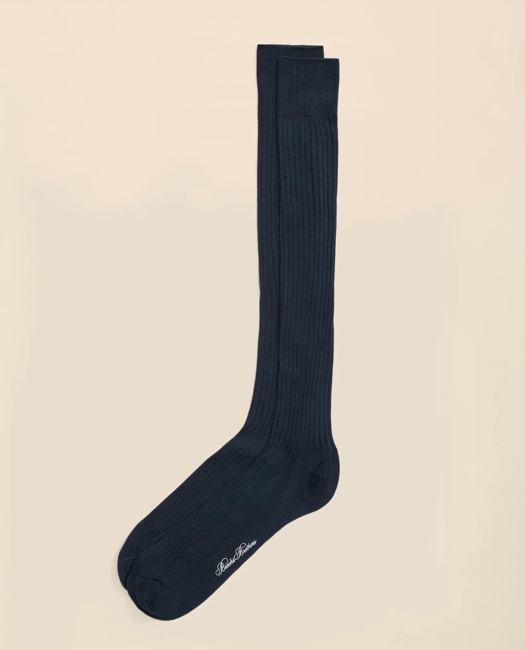 Pima Cotton Blend Over-the-Calf Socks
