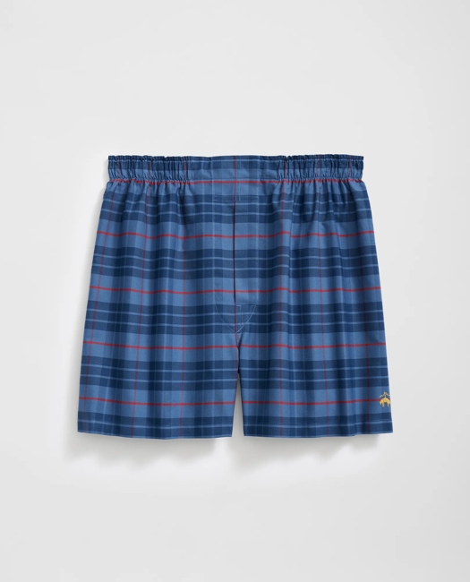 Cotton Oxford Plaid Boxers