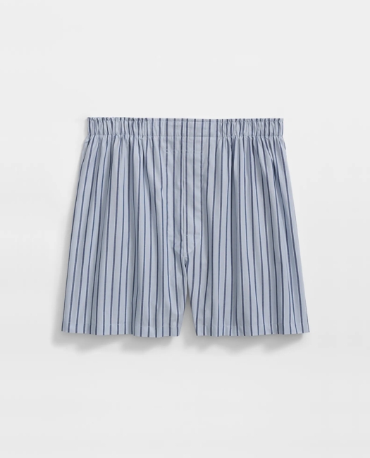 Cotton Broadcloth Striped Boxers