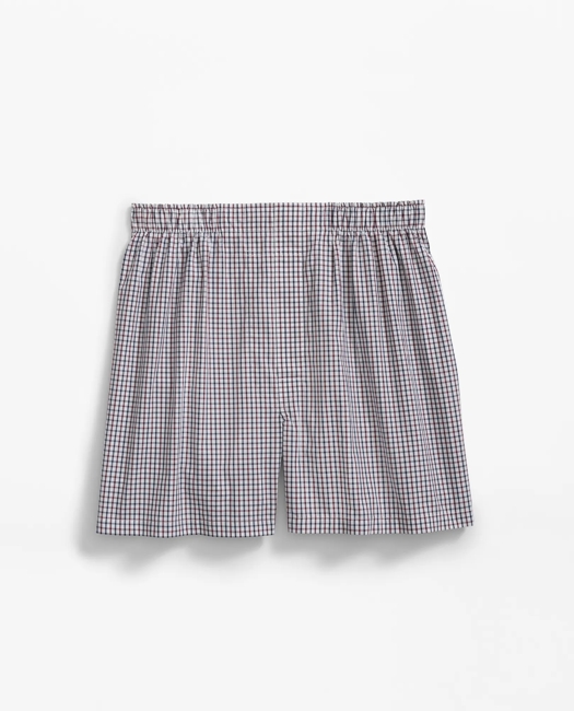 Cotton Broadcloth Tattersall Boxers