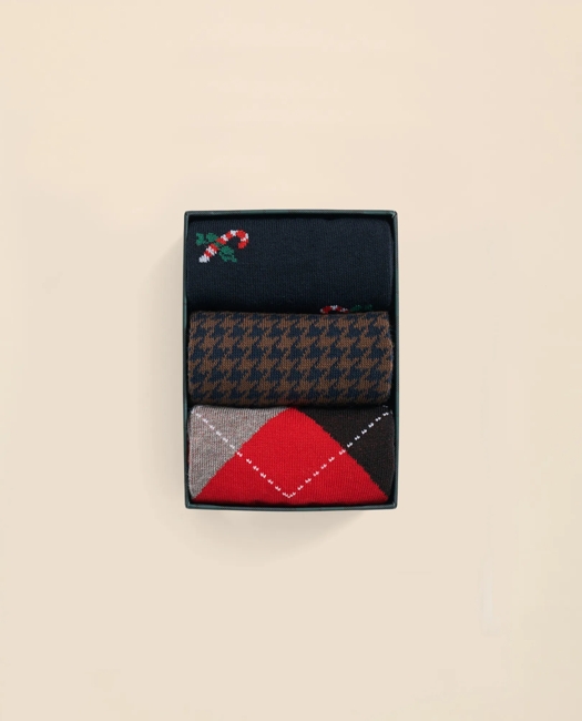 Stretch Cotton Novelty 3-Pack Gift Box