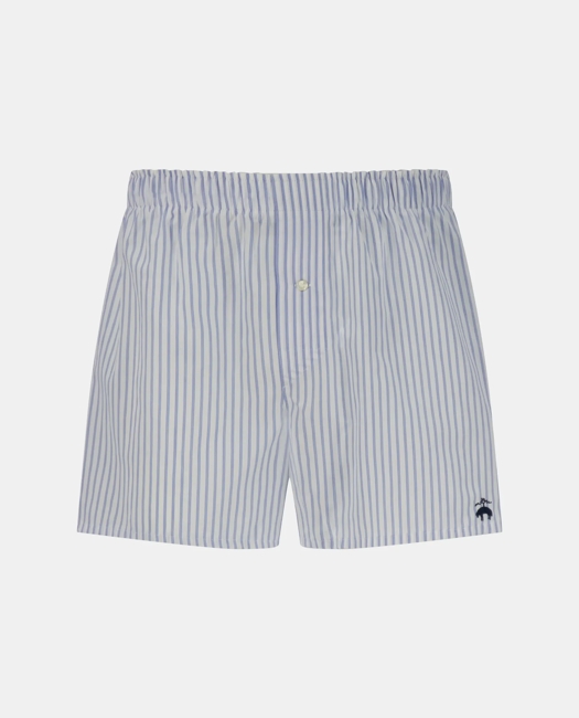 Slim Fit Cotton Broadcloth Striped Boxers