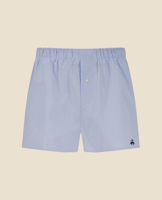 Slim Fit Cotton Broadcloth Striped Boxers