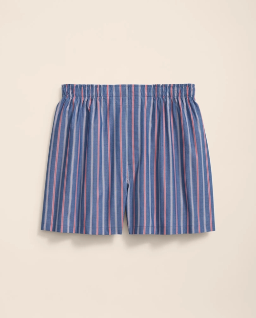 Cotton Broadcloth Striped Boxers