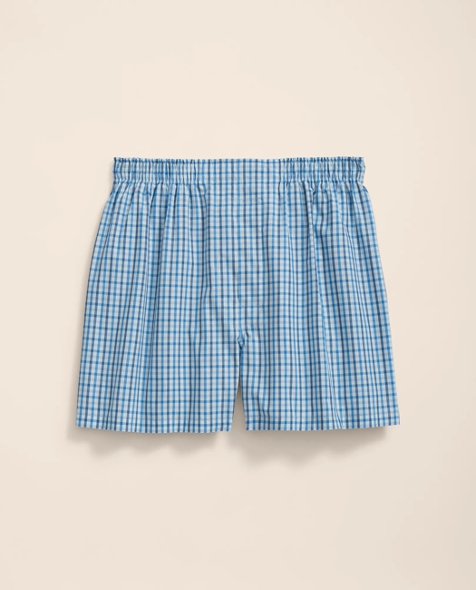 Cotton Broadcloth Windowpane Boxers