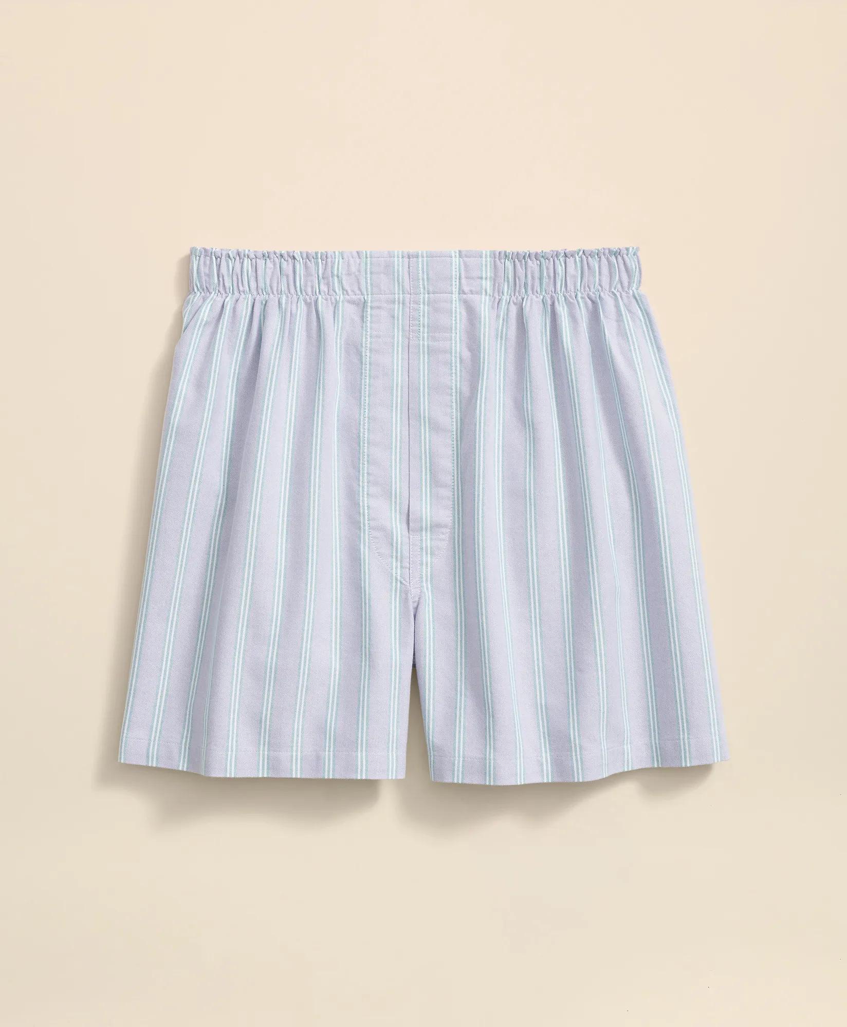 Cotton Oxford Striped Boxers