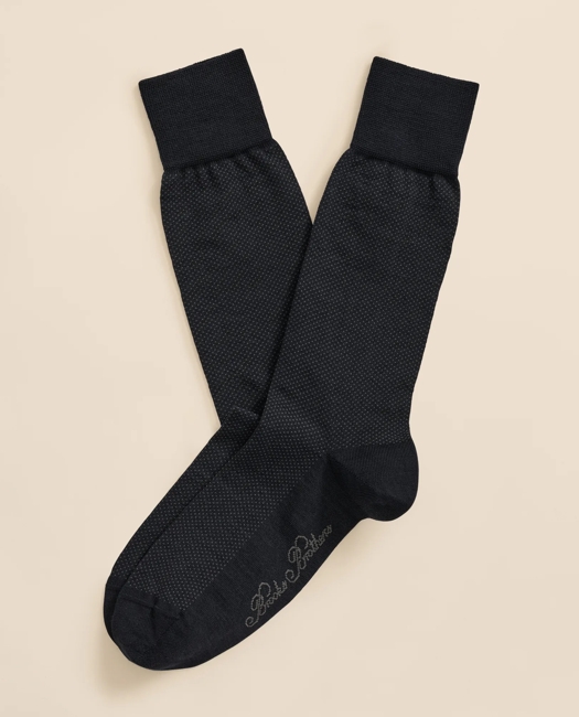 Merino-Wool-Blend Mini Dot Socks