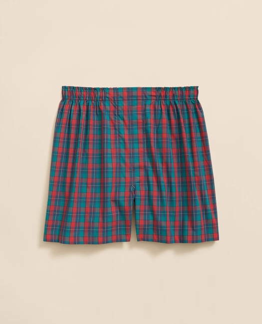 Cotton Broadcloth Multi Tartan Boxers