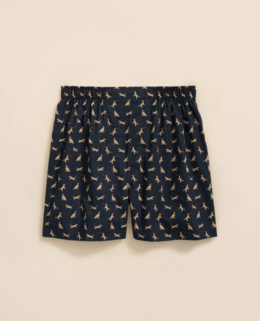 Cotton Broadcloth Dog & Frisbee Boxers