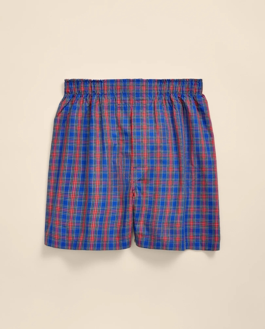 Cotton Broadcloth Tartan Boxers