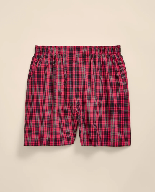 Cotton Broadcloth Tartan Boxers