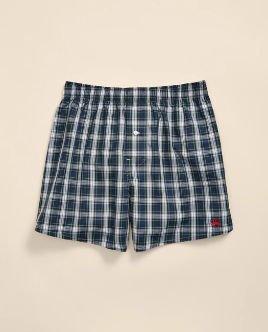 Slim Fit Cotton Broadcloth Tartan Boxers