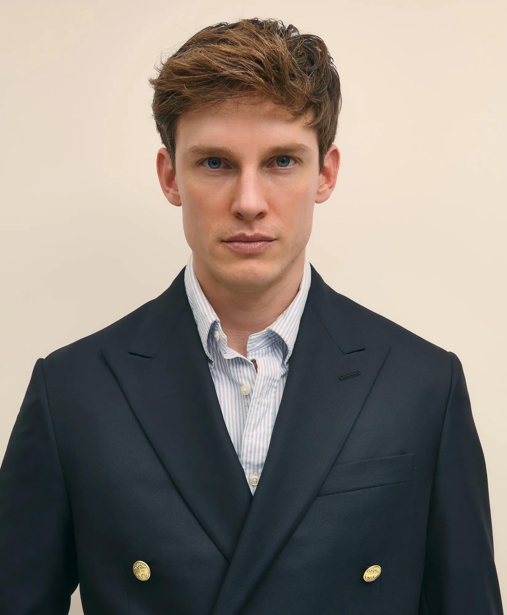 American-Made Classic Fit Double-Breasted 1818 Blazer