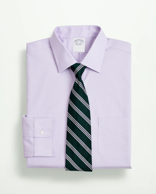 Stretch Supima Cotton Non-Iron Pinpoint Oxford Ainsley Collar Dress Shirt
