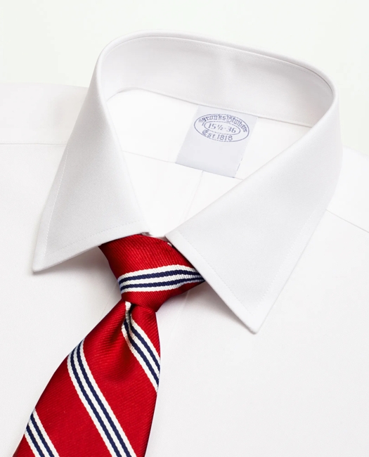 Stretch Supima Cotton Non-Iron Pinpoint Oxford Ainsley Collar Dress Shirt