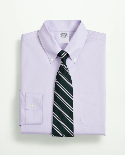 Stretch Supima Cotton Non-Iron Pinpoint Oxford Button-Down Collar Dress Shirt