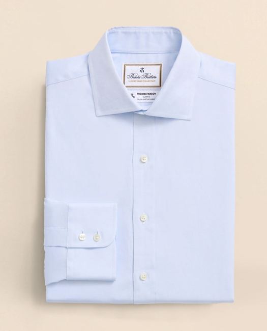 X Thomas Mason Cotton Pinpoint Oxford English Collar Dress Shirt