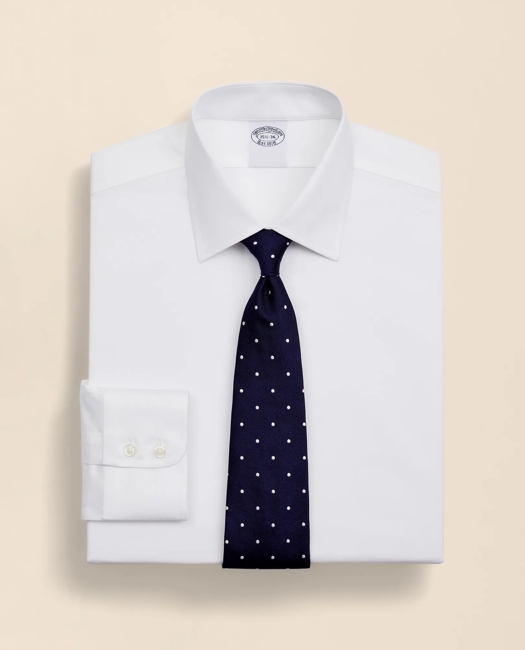 Stretch Supima Cotton Non-Iron Twill Ainsley Collar Dress Shirt