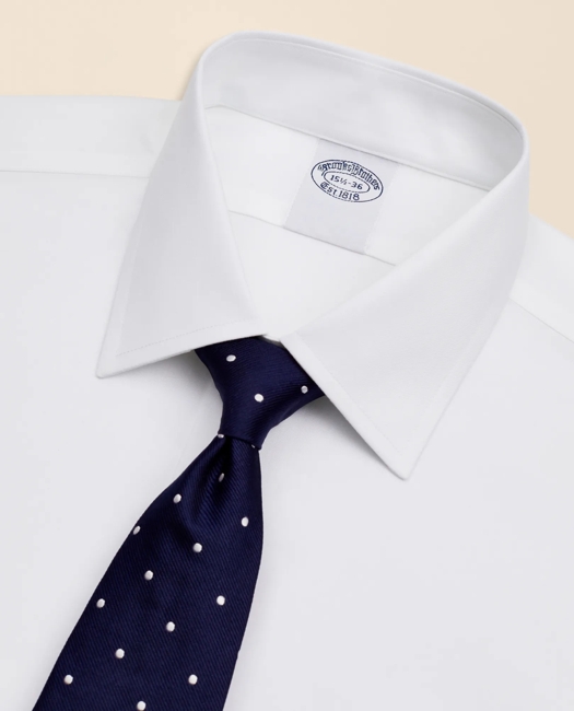 Stretch Supima Cotton Non-Iron Twill Ainsley Collar Dress Shirt