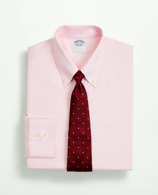 Stretch Supima Cotton Non-Iron Twill Button-Down Collar Dress Shirt