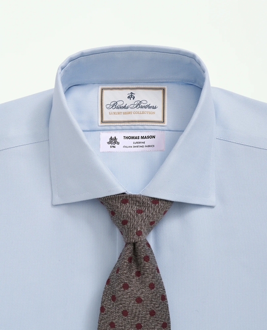 X Thomas Mason Cotton Poplin English Collar Dress Shirt