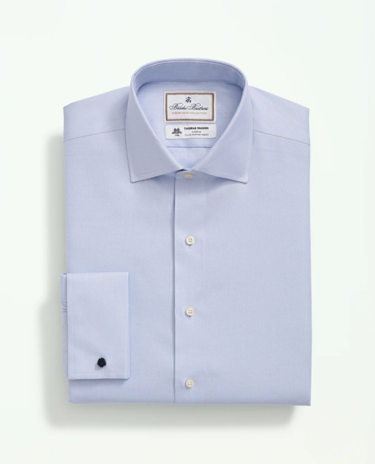 X Thomas Mason Cotton Twill Londoner Collar Dress Shirt