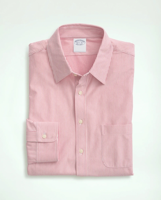 Japanese Knit Striped Dress Shirt