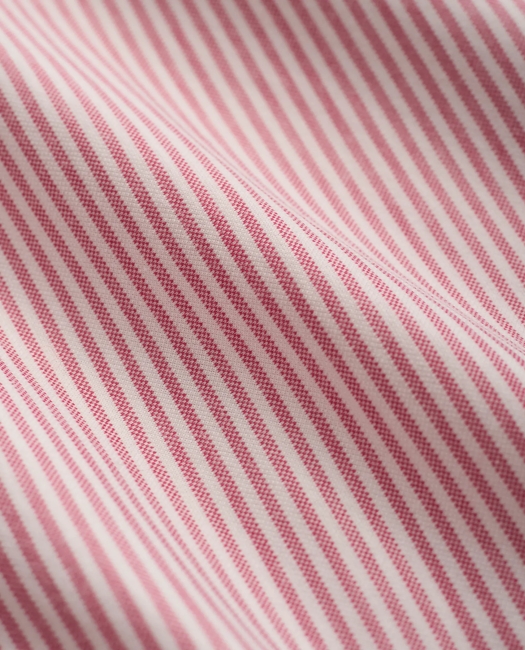 Japanese Knit Striped Dress Shirt