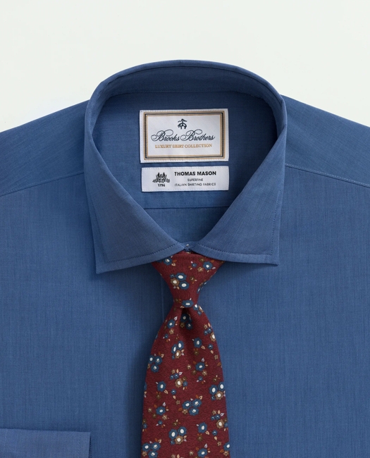 X Thomas Mason Cotton Poplin English Collar Dress Shirt