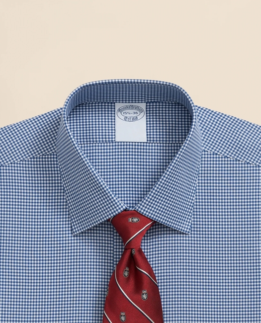 Explorer Collection Non-Iron Twill Ainsley Collar Gingham, Dress Shirt
