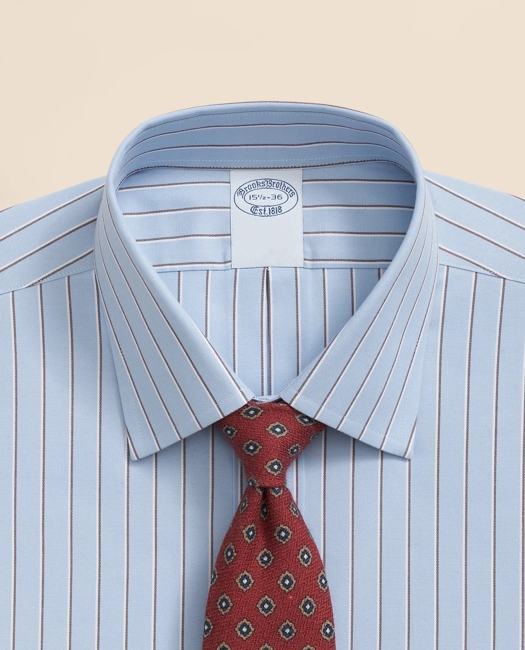 Stretch Supima Cotton Non-Iron Pinpoint Oxford Ainsley Collar Dress Shirt