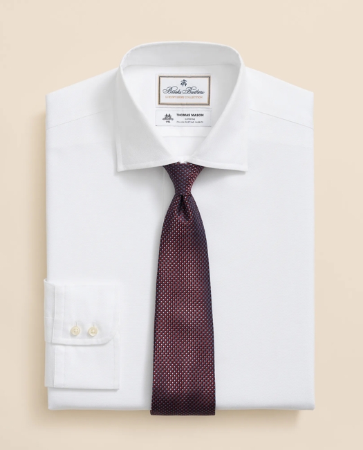 X Thomas Mason Cotton Pinpoint Oxford English Collar Dress Shirt