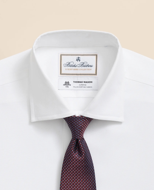 X Thomas Mason Cotton Pinpoint Oxford English Collar Dress Shirt