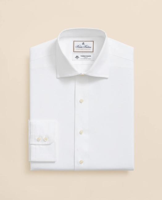 X Thomas Mason Cotton Pinpoint Oxford English Collar Dress Shirt