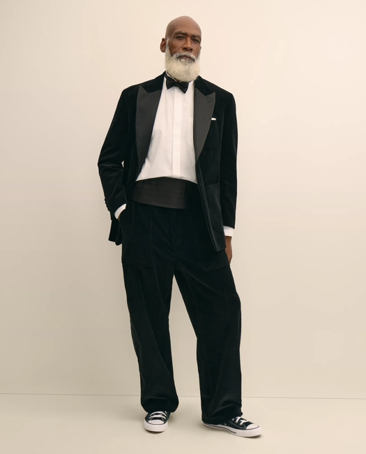 X Engineered Garments Cotton Oxford Wing Collar Oversized Dress Shirt