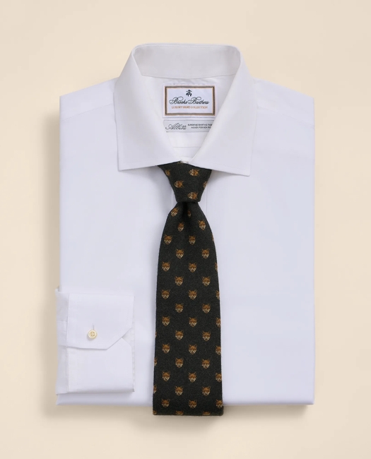 Luxury Cotton English Spread Collar, Dress Shirt