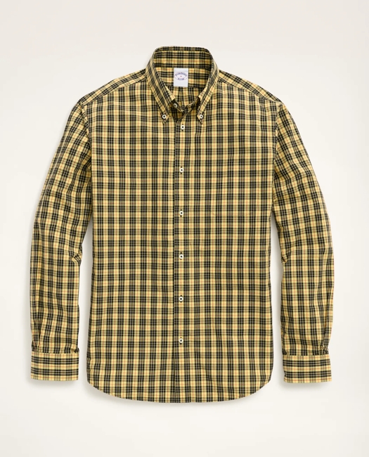 Friday Shirt, Poplin Yellow Tartan