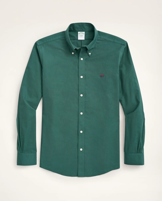 Stretch Milano Slim-Fit Sport Shirt, Non-Iron Oxford Button Down Collar