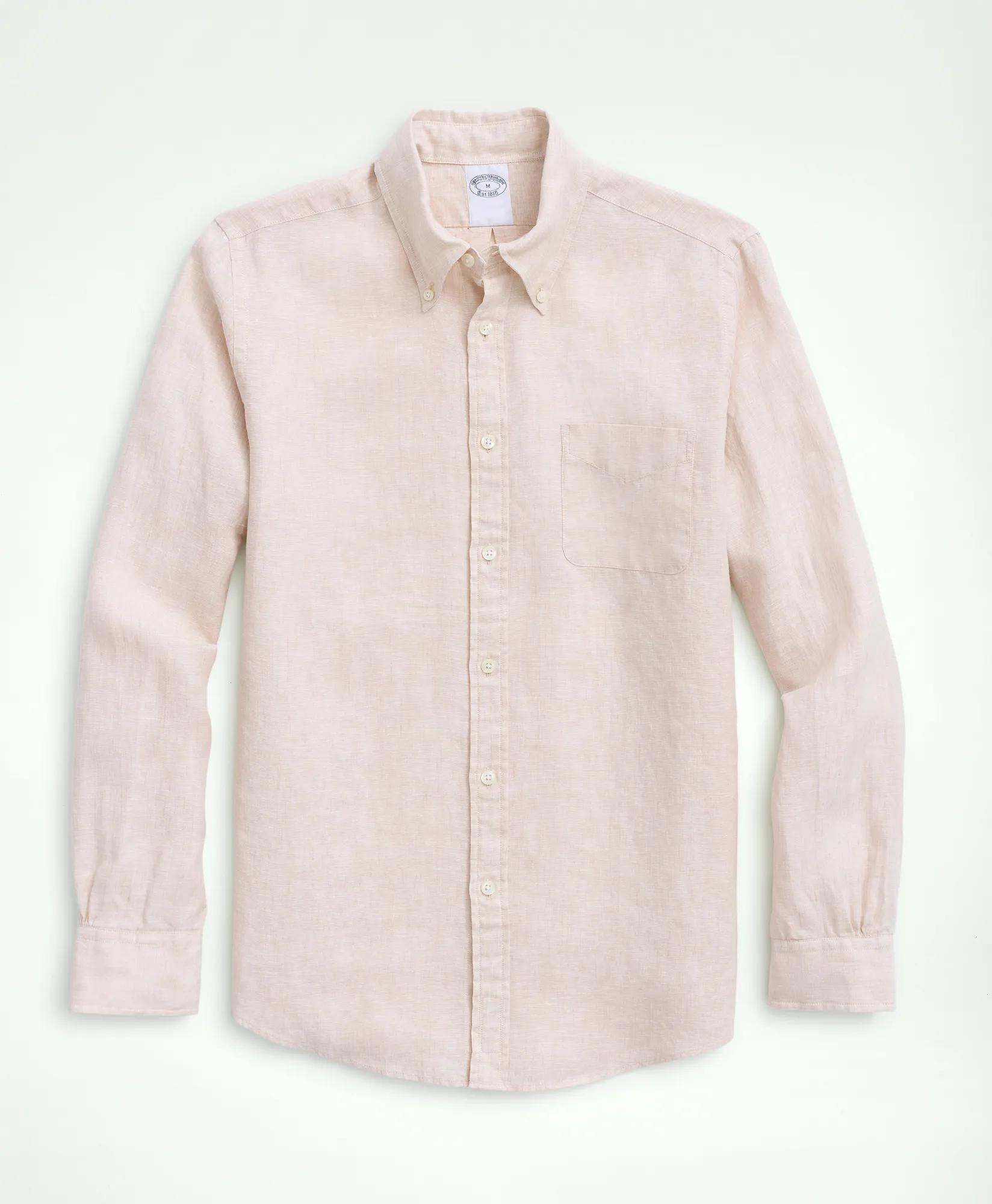 Irish Linen Sport Shirt - Beige