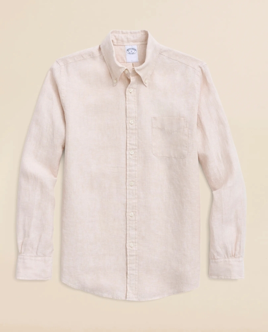 Irish Linen Sport Shirt - Beige