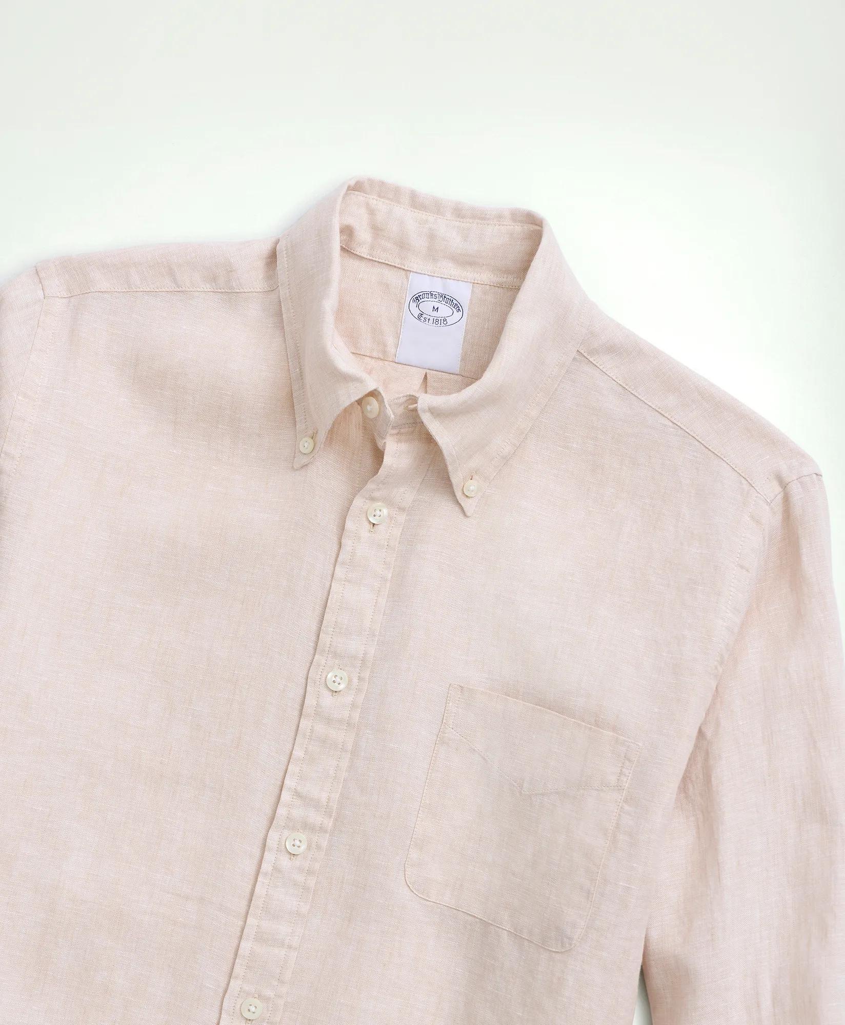 Irish Linen Sport Shirt - Beige