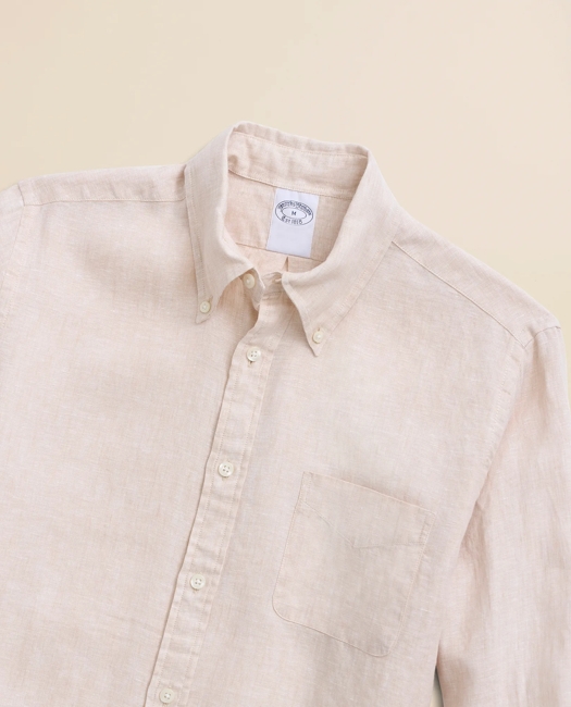 Irish Linen Sport Shirt - Beige