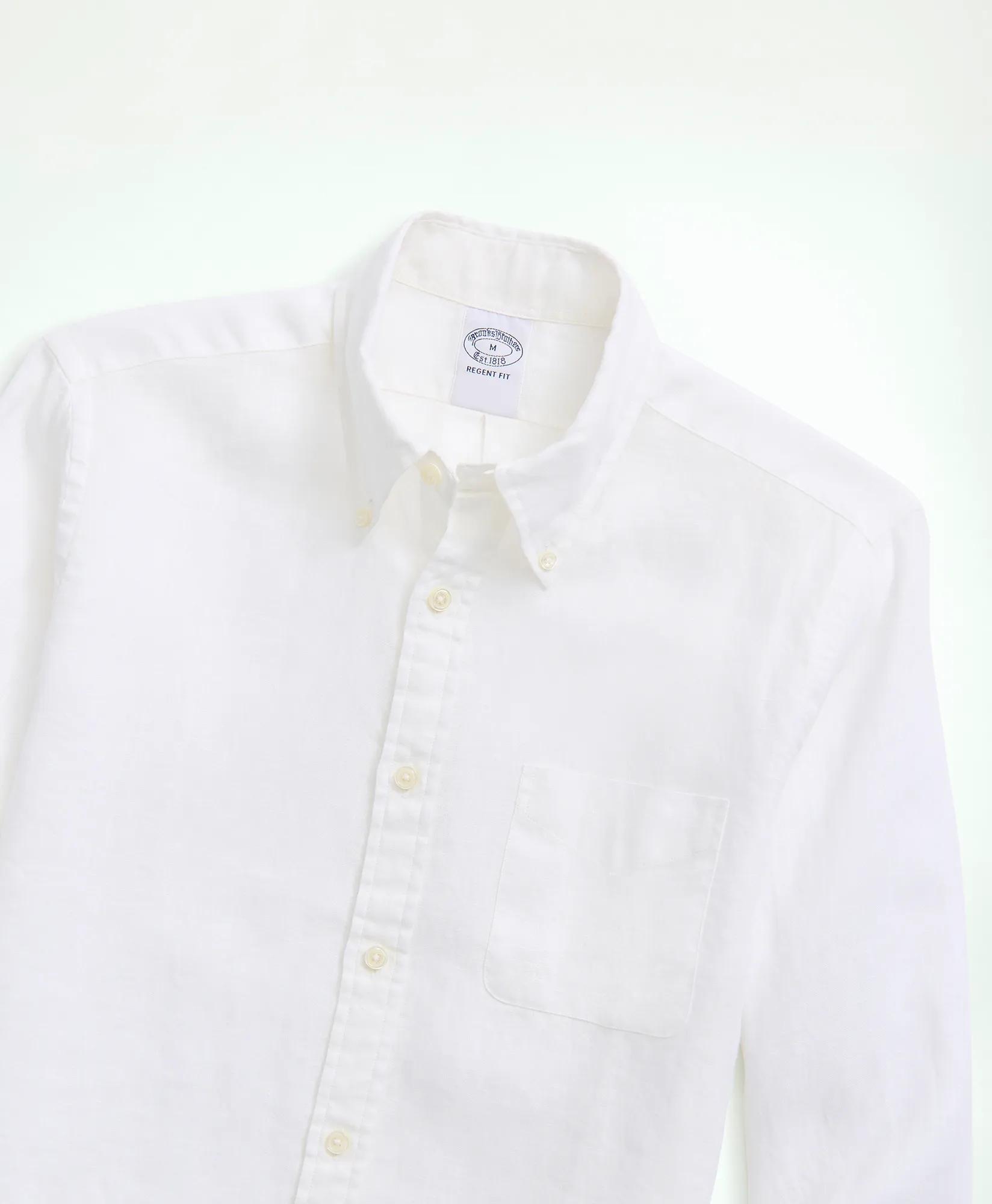 Irish Linen Sport Shirt - White