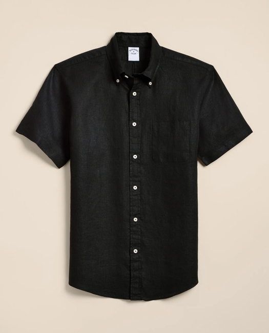 Irish Linen Short-Sleeve Sport Shirt