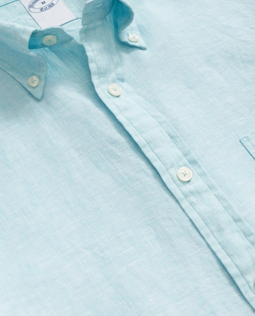 Irish Linen Short-Sleeve Sport Shirt